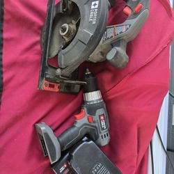porter cable 18v  dril and saw combo