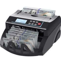 Money Counter Machine with Value Count for US Dollar Bills,Uv/Mg/Mt/Ir/Dd Counte
