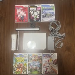 Wii with 6 games