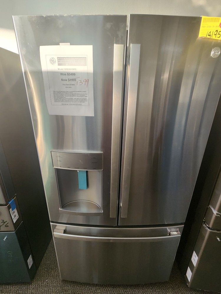 $599 $2099 GE Refrigerators Brand New, Express Delivery, One Year Warranty