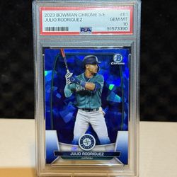 2023 Bowman Chrome Sapphire Edition - Julio Rodriguez #81
