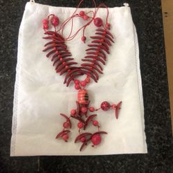 COLLAR TEJIDO COLOMBIANO EN COCO