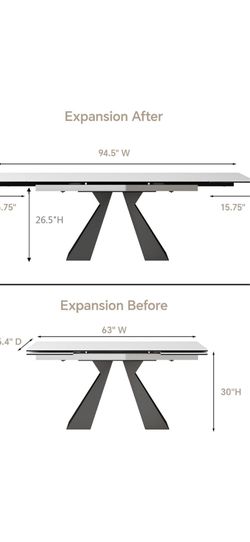 Timesgate extended dinning table