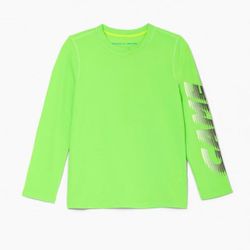 Rockets Of Awesome Neon Long Sleeve Athletic  Running  Shirt Top T Tee Shirt Kids Children's Size 10