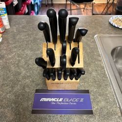 Miracle Blade III The Perfection Series 15 Piece Set with Knife Block