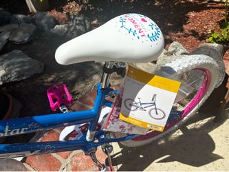 Girl’s 20” bike with Med size helmet