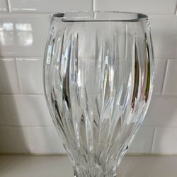 Crystal Flower Vase 12 Inches Tall