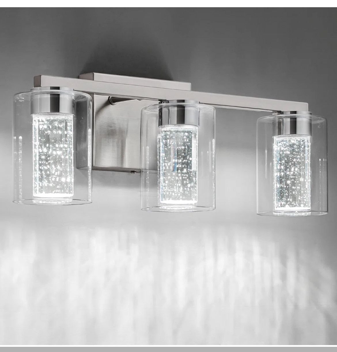 Nithusha Dimmable 3 Light Vanity Light - New In Box