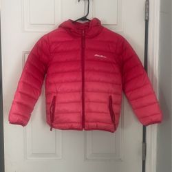 Eddie Bauer Pink Girls Jacket Small 7/8