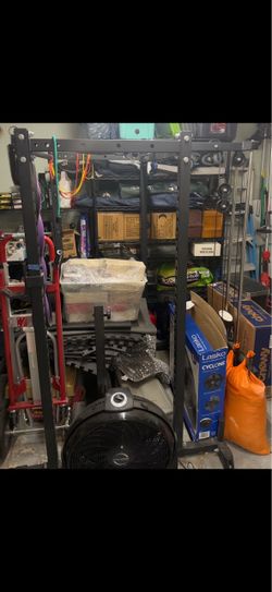 Titan t2 squat rack with pull down pulley