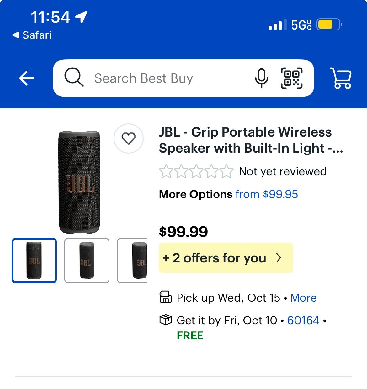 JBL grip speaker