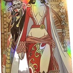 Gold One Piece Card Boa Hancock R