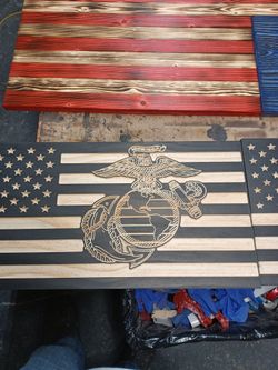 Military Flags 11.5"X 21"