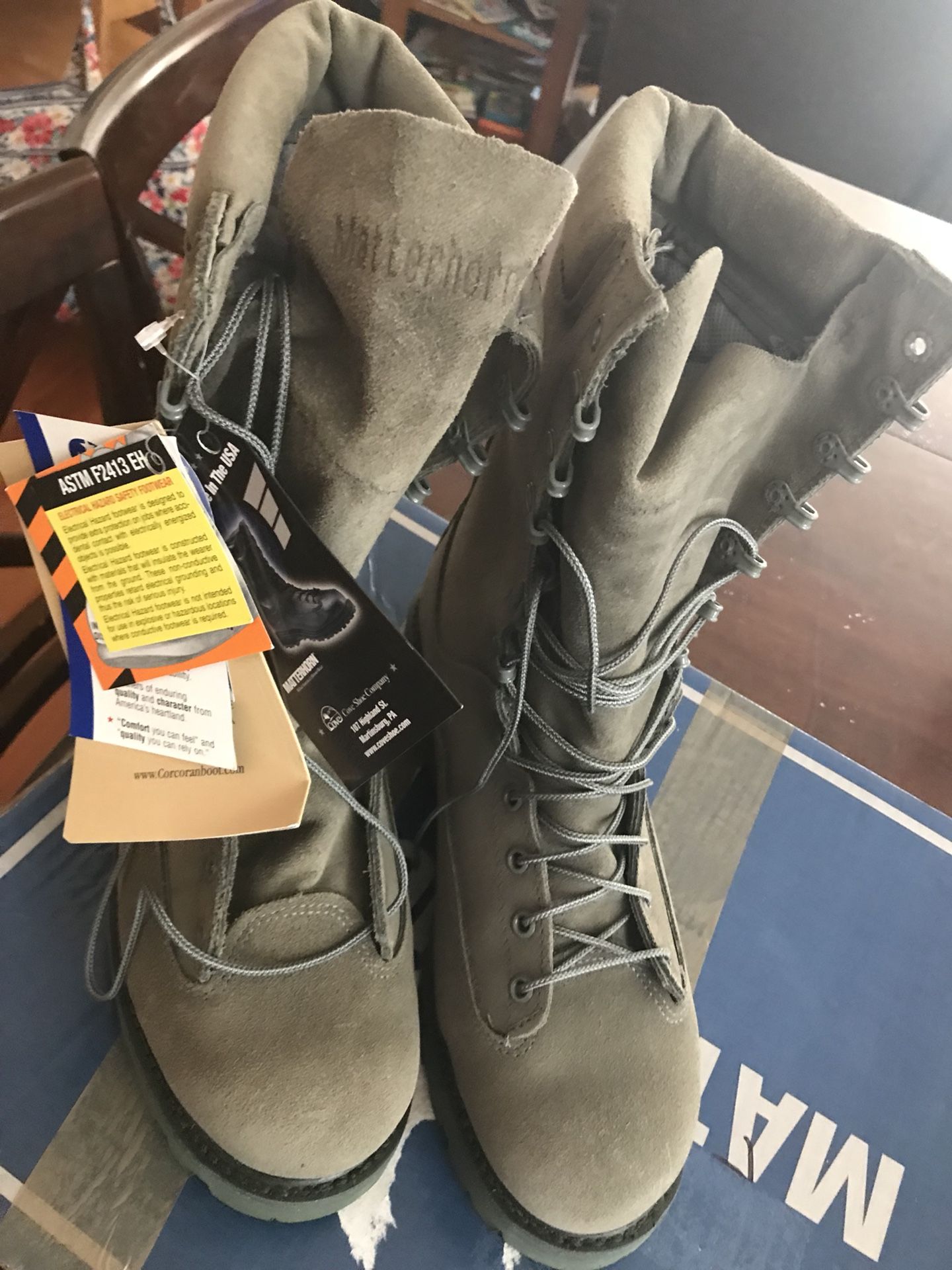 Military Grade Matterhorn Boots 7W. NEW I’m Box