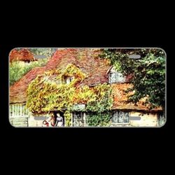 License Plate Novelty Car Front Vintage Victorian Old Fashioned