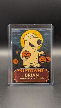 Uptowns Brian Griffin Ghastly Hound Halloween Card