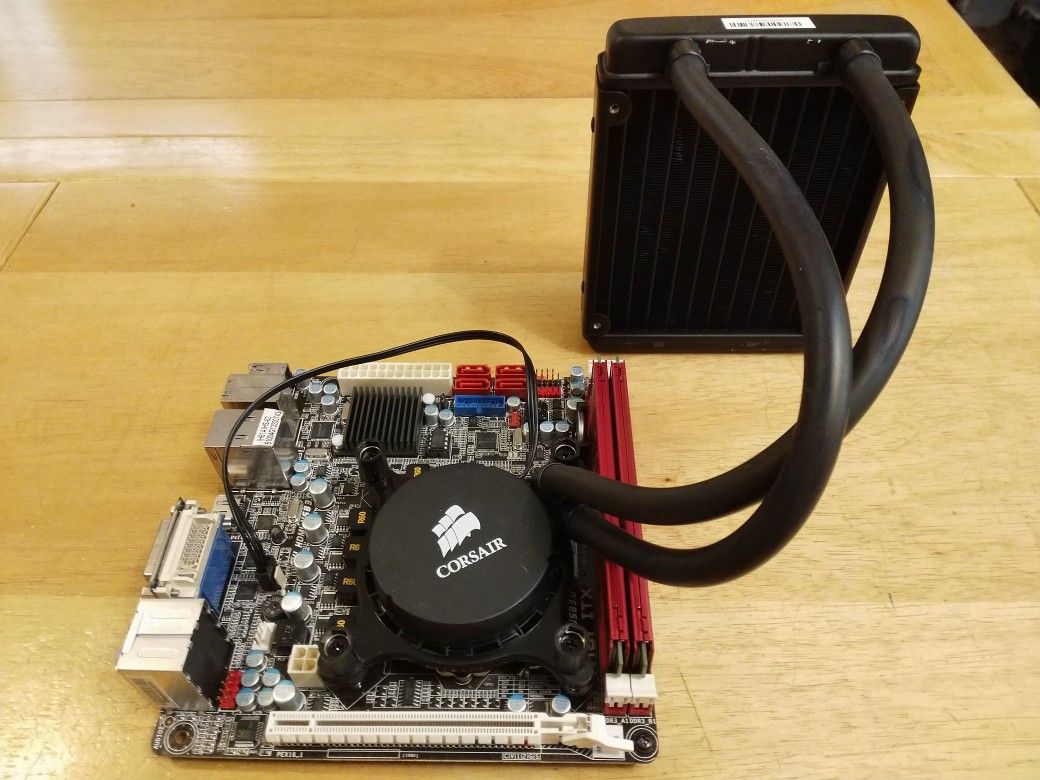 Barbones itx pc ready for a new home