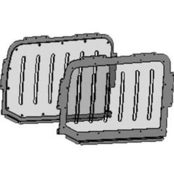 FORD F150 DRIVER AND PASSENGER-SIDE POLYCARBONATE WINDOW GUARD SET