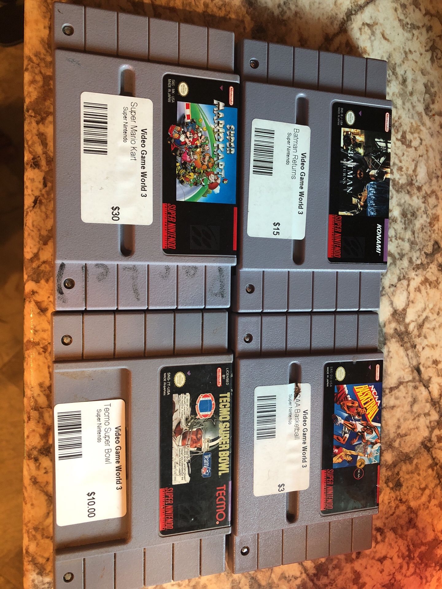 Super Nintendo games