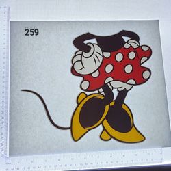 Iron On Heat Transfer  Good For T-shirts Sweaters Jackets T Shirt Design Size Is About 10x12 Minnie Mouse #259