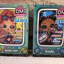 L.O.L. Surprise! OMG Dance Major Lady & B-Gurl Fashion Dolls