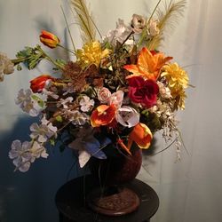 Multi Color Artificial Flower Arrangement 
