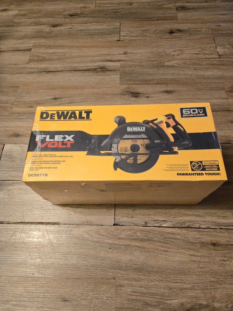 DEWALT
FLEXVOLT 60V MAX Cordless Brushless 7-1/4 in. Wormdrive Style Circular Saw (Tool Only