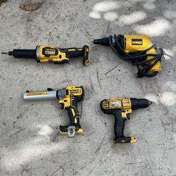 Dewalt tools cable. Stripper / drywall grinder / drill / and drywall gun asking $300 for everything