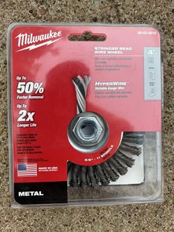 Milwaukee 4” In. Carbon Steel Stringer Bead Wheel