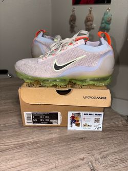 Size 7 Women’s / 5.5M - Nike Air VaporMax 2021 Flyknit Light Bone Lime Ice