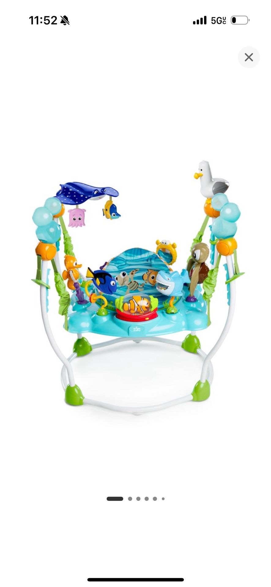 Disney Baby Finding Nemo Sea of Activities Jumper