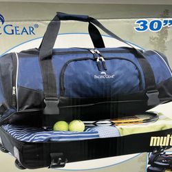 Pacific Gear 30" Drop Bottom Duffle Roller Bag
