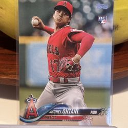 2018 Shohei Ohtani Topps Update Rookie Card