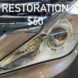 Mobile Headlight Restoration 