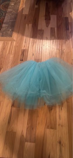 Teal Tulle Tutu Skirt