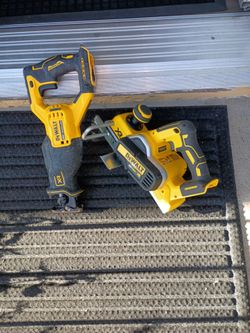DeWalt planer ad sawsall used like new both for 2 bills