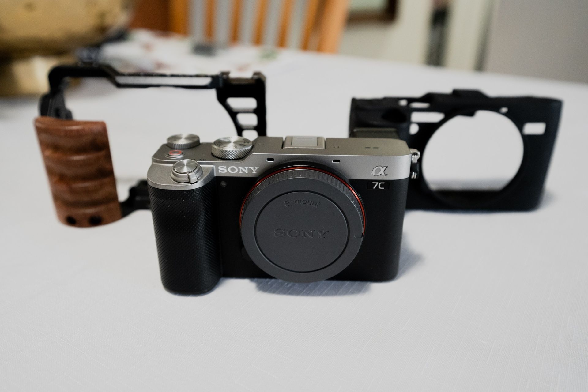 Sony a7c with Cage And Silicone Case