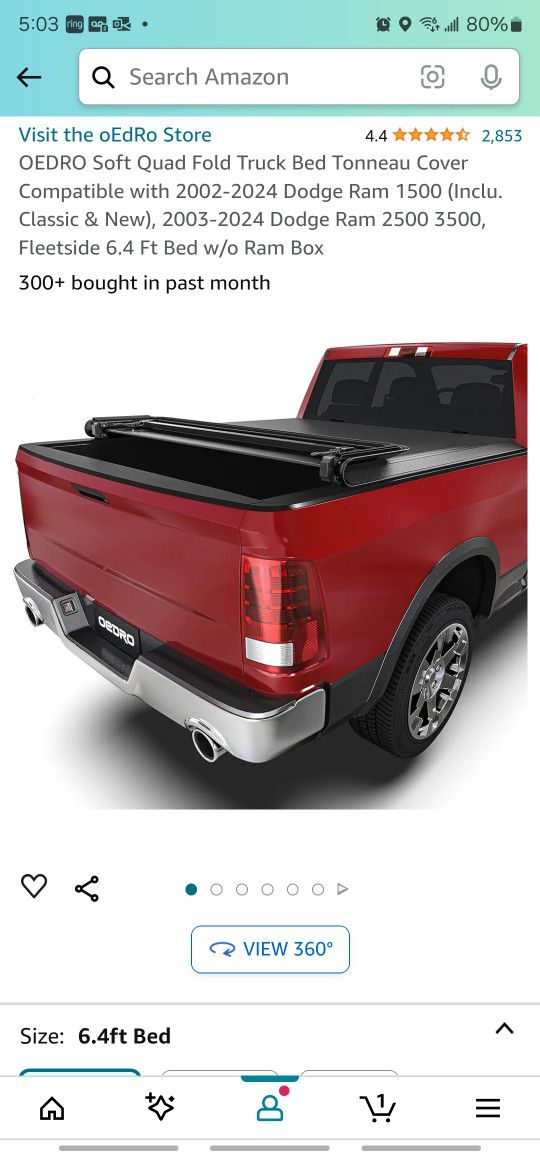 2002-2024 Ram 1500 Classis Or New Truck Bed Cover