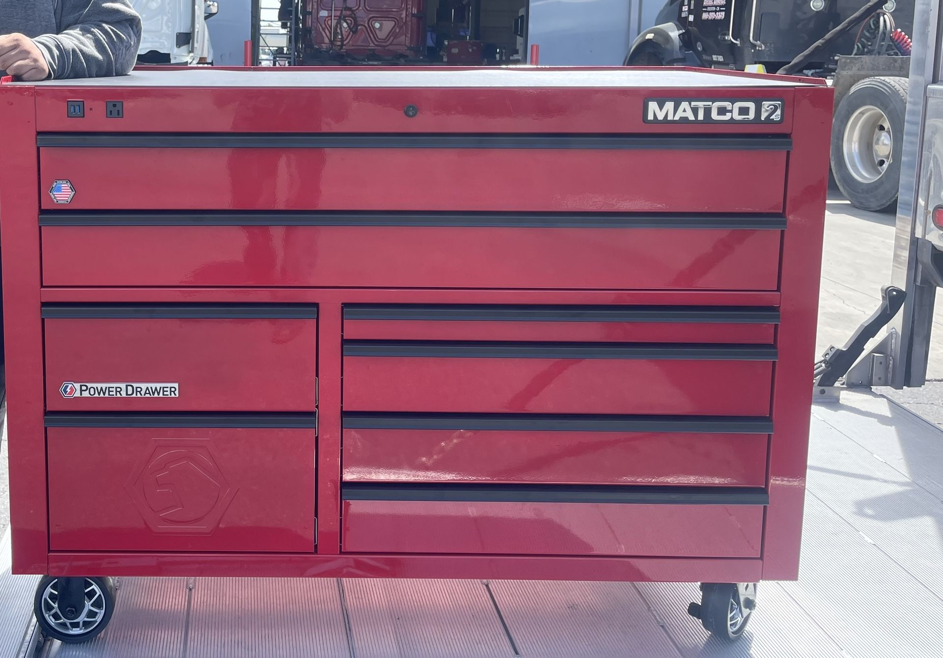 Toolbox Matco 2s Fire Red