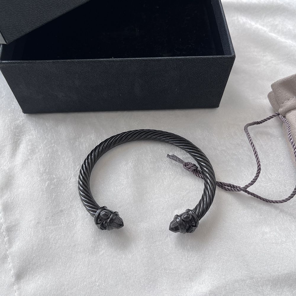 Renaissance Classic Cable Bracelet Black