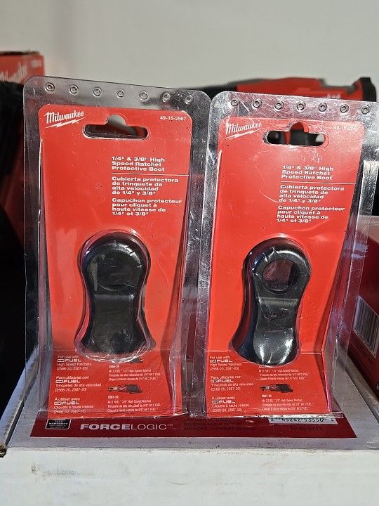 "2"Milwaukee 49-16-2567 1/4" - 3/8" Durable High Speed Ratchet Protective Boot's