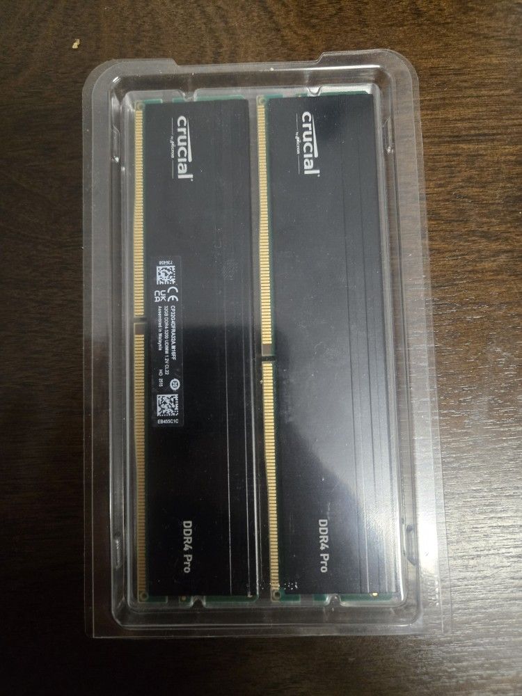 64GB DDR4 RAM (2 32GB Sticks)