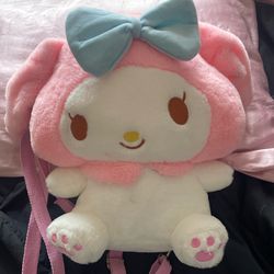 my melody plushie backpack