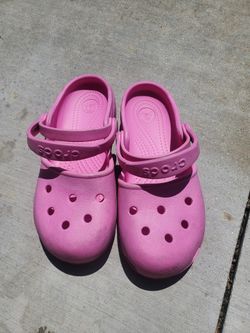 Pink Crocs Size J1