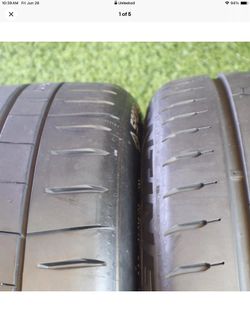 PAIR of 305 30R21 Continental Extreme Contact Sport OZ 75% Tread 6/32 104Y SKU 27589 Grade A Tires