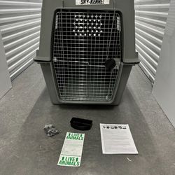 New PetMate Sky Kennel XL Dog Kennel Crate 48” 90-125 Pounds 4 Way Vault Door Airline Travel