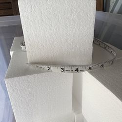 12 - 5 Inch Square Styrofoam Cubes