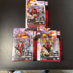 Transformers 3 Pack - Power of the Primes  Dinobot Sludge, Dinobot Slug, and Dinobot Snarl  Action Figure Deluxe Class Power Of The Prime