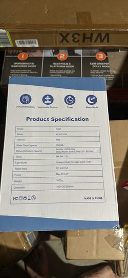 portable dehumidifier 