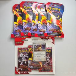Pokemon Scarlet & Violet Destined Rivals Booster Packs Lot of 8